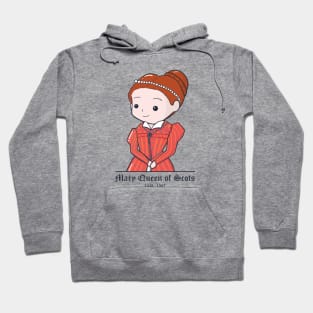 Mary Queen of Scots Cute Illustration Hoodie